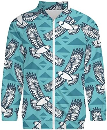 Flying Aztec Eagles unissex raglan jaqueta zip-frutous sweetshirt crewneck casaco cool casaco