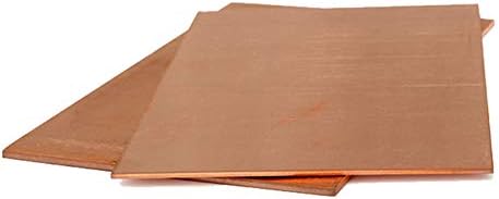 Placa de chapas de cobre WSABC Material puro, 11.8x11.8x0.08inch