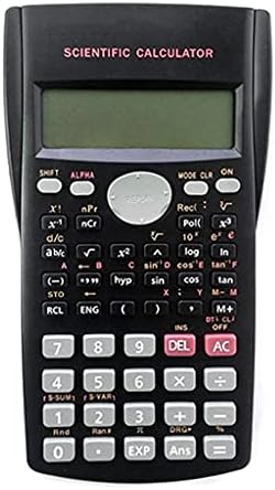 CuJux portátil calculadora multifuncional portátil para estudantes de ensino de matemática Exibir a calculadora