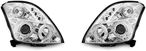 Faróis compatíveis com Suzuki Swift 2005 2006 2007 2008 2009 2010 GV-1551 Luzes da frente Lâmpadas de carro faróis