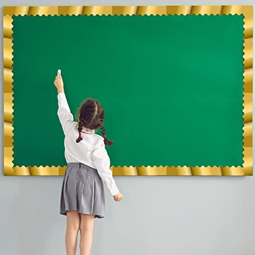 KISSTON 131 ft Golding Glitter Bulletin Board TRIM BOLETIM DE OURO BOLETINO BOLETINO BOLETIN TRIPS TORRAS DE DECORAÇÃO DE CLASSO DE CLASSE