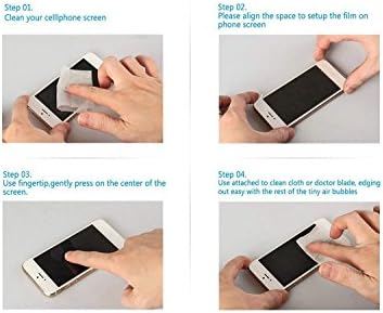 Iphone iphone 7/8 mais protetor de tela de vidro, [2 pacote] protetor de tela de vidro temperado e temperado