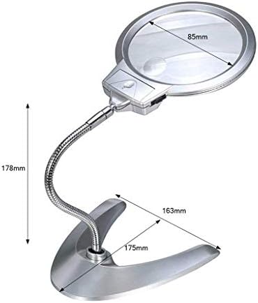 WPYYI Lâmpada de lâmpada de mesa, reparo de suporte Aumente espelho de gravação desenho de desenho de aprendizado