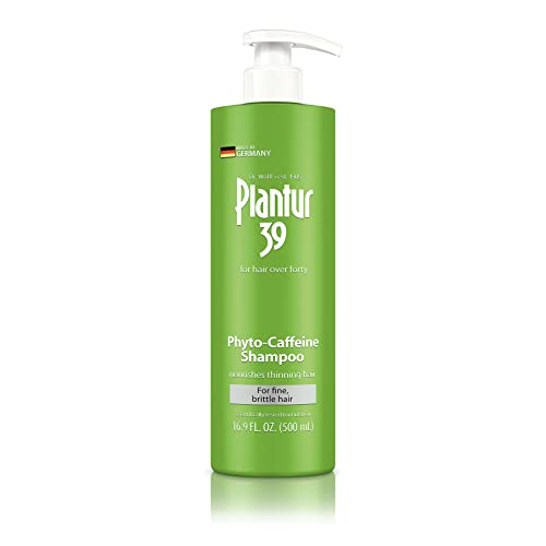 Plantur 39 shampoo de fito-cafeína para cabelos quebradiços finos, 16,9 onça fluida