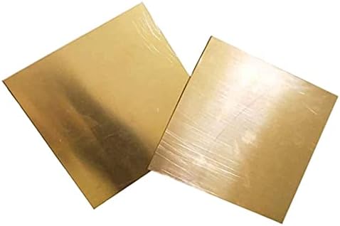 Yuesfz Cheque de cobre Metal Brass Cu Metal Placa de folha de folha Superfície lisa Organização requintada espessura