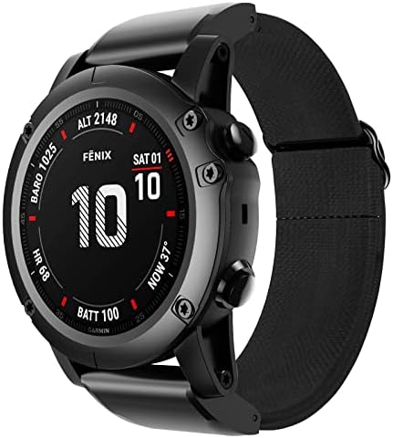 Modband Smart Watch Nylon Elastic Loop tiras para Garmin Fenix ​​7 7x 5xplus 6xPro/Mk2i 3HR Substituição