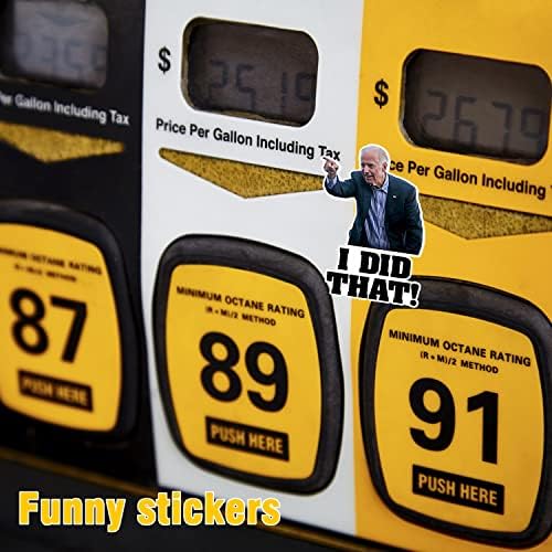 Eu fiz esses adesivos de Biden, [100 pcs] Joe Biden adesivos engraçados Eu fiz isso, Biden Humor Decalques Carrocre