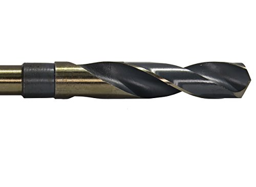 Drill America - KFDRSD11/16 11/16 Reduzido haste de alta velocidade de aço preto e broca kfd de ouro com haste