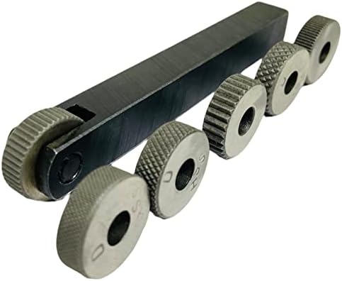 Portador da ferramenta de uma roda de roda de uma única roda com 6 HSS KNURLS Shank 1/2x 1/2 x 4 '