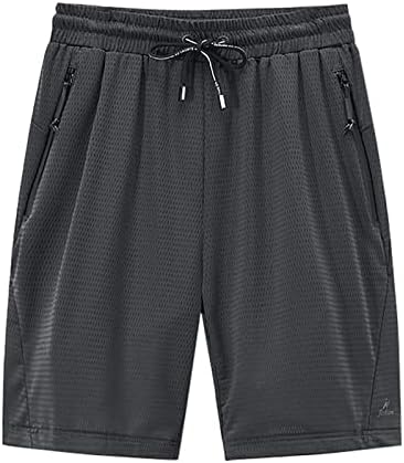 Ozmmyan shorts para homens de verão de cor malha respirável e respirável elástico seco de 5