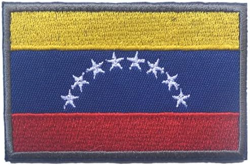 Venezuela Sinaliza a braçadeira tática de manchas bordadas Badges Moral Tactics Military Borderyer Patch & Loop