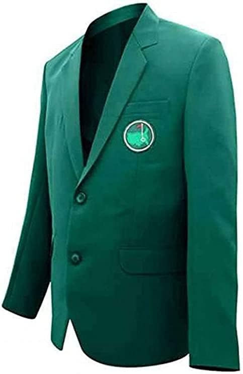 Royal You Mens Master Golf Tournament Green Blazer Coat Cashet