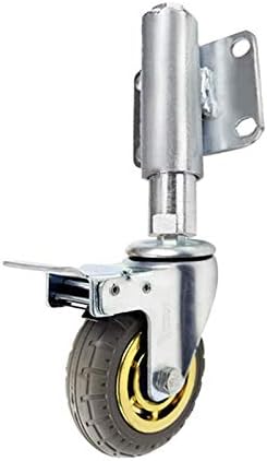 Roda de mamona pesada-5in/125mm Roda de portão de fábrica 1pcs giratória giratória, absorvedor de mola livre