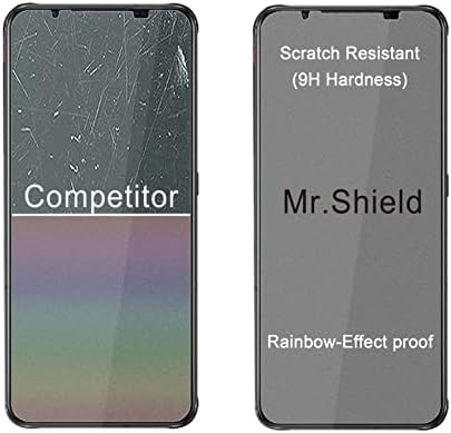 Mr.Shield Screen Protector para Nubia Red Magic 7 / Red Magic 7s [vidro temperado] [9H Dressura] [3-Pack] Protetor de tela