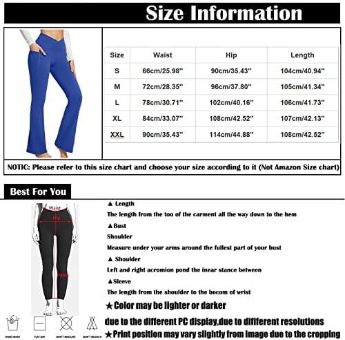 calça de ioga de bootcut casual pxloco para mulheres altas treinos de cintura alta Leggings trabalham