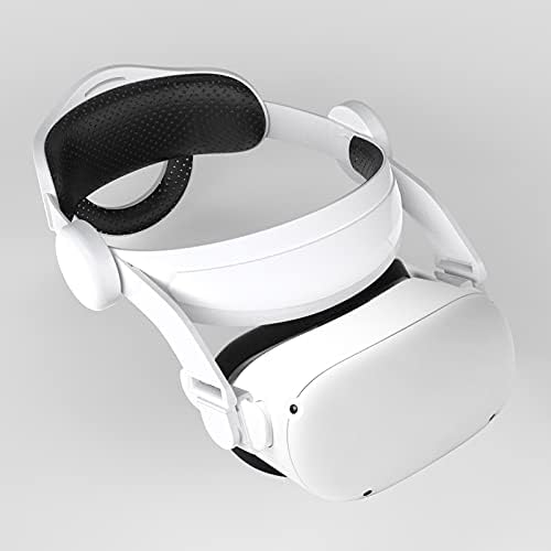 Cinta de halo lichifit para o Oculus Quest 2, faixa de cabeça ajustável VR Cabeça de cabeça rotativa Strapa