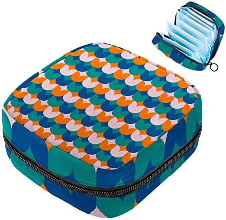 Bolsa de época, tampões portáteis de saco de armazenamento de tampões colecionam bolsa feminina Organizador sanitário