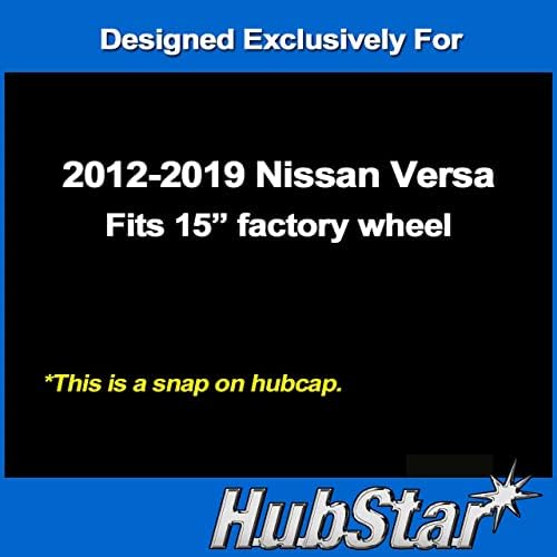 Réplica premium cuba, substituição para Nissan Versa 2012-2019, tampa de roda de prata de 15 polegadas,