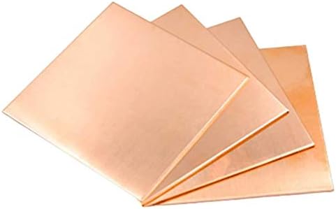 Folha de cobre de placa de latão 99,9% Cu Placa de folha Cu Folhas de cobre viáveis ​​para esmalte,