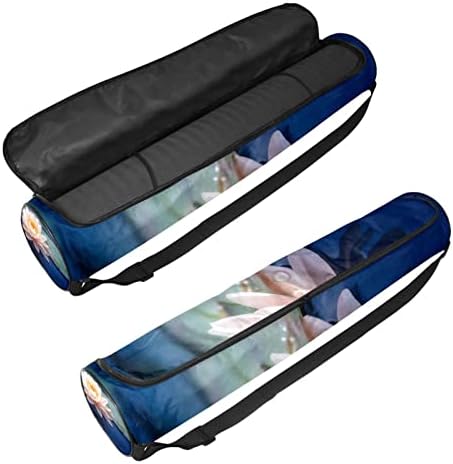Ratgdn Yoga Mat Bag, Lotus Flower Exercício de ioga Transitador de tape