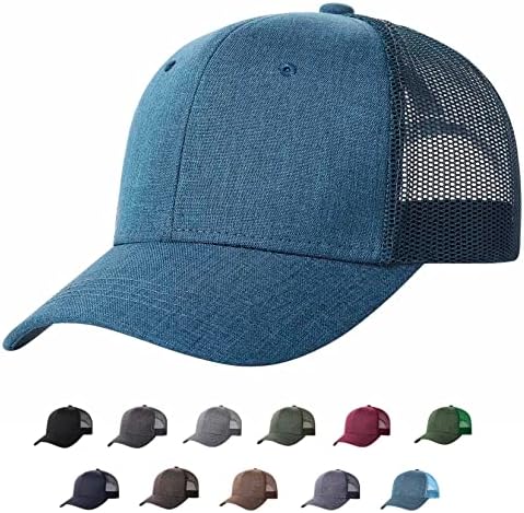 TSSGBL Snapback Trucker Hats Caps Baseball Caps de malha em branco ajustável Caps de bola traseira