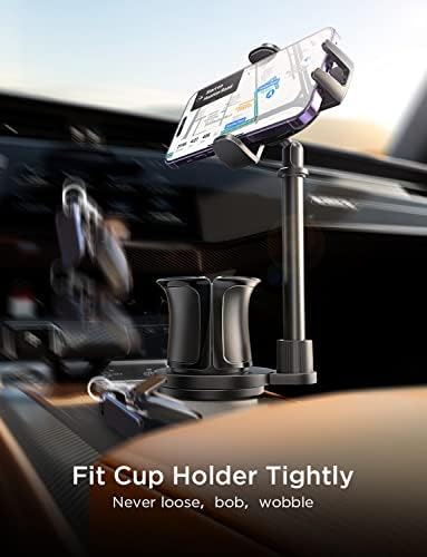 Lisen Cup Holder Phone Mount Expander Cup Holder Montagem para caminhão de carro com extensão rápida