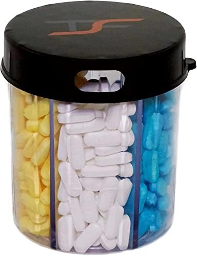 TSF Travel Pill Vitamin Medicper Dispenser Dispenser Organizer Storage