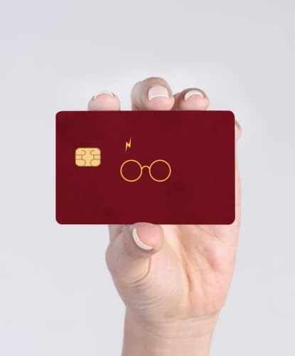 Workiran Harry Potter Card Skin | Adesivo para transporte, cartão -chave, cartão de débito,
