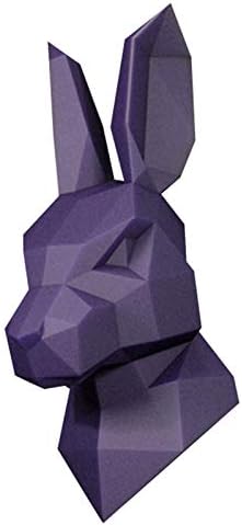 Wll-dp 3d desenho animado coelho look artesanal de origami papel brinquedo brinquedo de papel diy