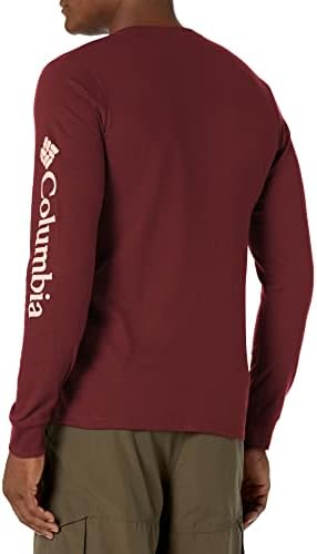 Camiseta de manga comprida de Columbia, camiseta ao ar livre de pesca acampamento para caminhada