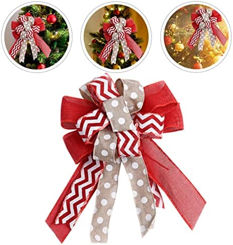 2pcs Wreaths Decor Shop Shop Shop Farmhouse Jute para decoração, casamento, anel de Natal Arco para férias