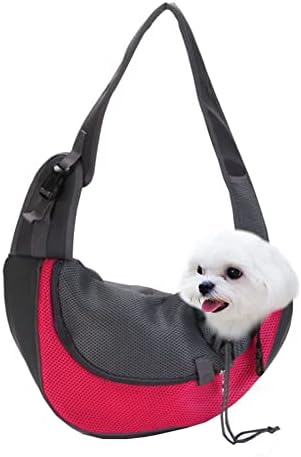 Bolsa de esteira de cachorro de estimação bolsa de transportadora de gato, bolsa de ombro de mãos livres bolsa de
