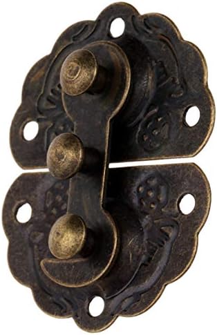 Segurança Hasp Lock 5pc Caixa de madeira vintage HASP Caixa de joias Has