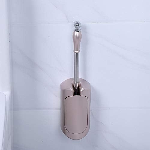 Escova de vaso sanitário maçaneta de aço inoxidável escova de vaso sanitário e suporte de ferramentas de limpeza de banheiro de hotel em casa