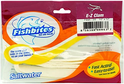 Fishbites E -Z Clam - Atuação rápida