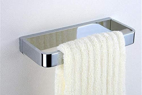 Anel de toalha sólida quadrada de baú de voar com 2 ganchos de toalhas montados na parede