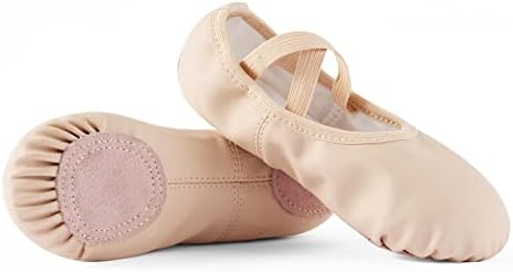 Flippers de balé infantis, sapatos de dança de prática única para criança, meninas ioga sapatos planos