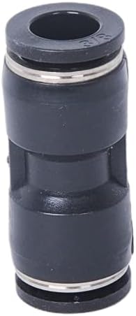 Pu-1/2plastic reto de tubo de tubo de união encaixe reto conector pneumático pneumático articulação plástica pneumática