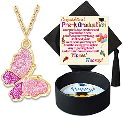Graduação Graduação Graduação para seu colar de borboleta para graduados presentes de graduação com caixa de