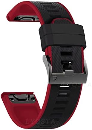 Murve New 22 26mm Silicone Quick Fit Watch Band para Fenix ​​6x 6 Pro 5x 5 mais 3HR D2 Tactix Delta Enduro
