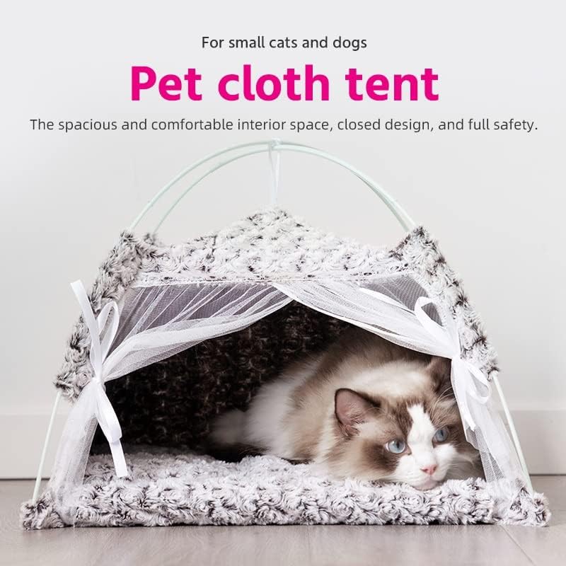 N/A tenda de gato espessada macia de cachorro quente de cachorro de estimação removível e lavável o ninho