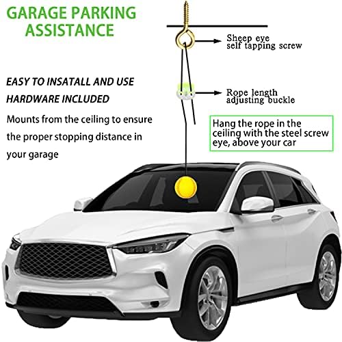 Double Garage Parking Parking-Parking Ball Guide System- Estacione com confiança com este indicador de