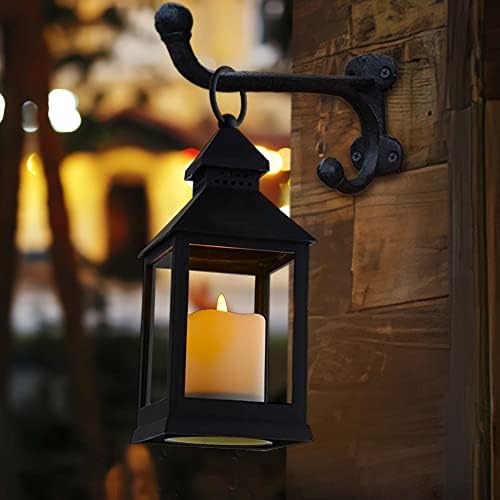 Yongmao Lanterna vintage Decorativa LED Plickering Castle sem timer, lanternas decorativas lideradas por bateria