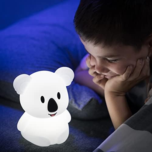 Lumipets Koala Bear, Infantil Luz noturna, Luz de Berçário de Silicone Para Baby e Criança, Luz