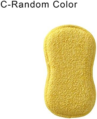Galand Sponge Sponge Double-lados multifuncional 5 estilos pendurados corda Limpagem de esponja Ferramenta de cozinha C 1.0 contagem 21,0 gramas