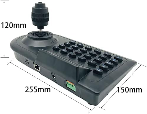 Controlador de teclado de joystick CCTV LCD Display 4D Joystick RS485 Controlador para AHD Controle de câmera