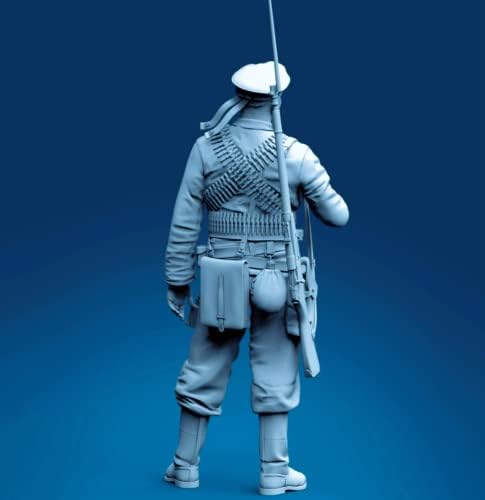1/16 Modelo de Modelo de Figura Resina Modelo de Resina Soldado Segunda Guerra Mundial