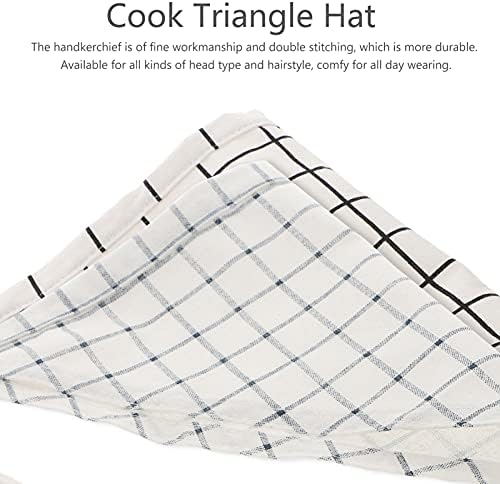 Soimiss 4pcs Impresso Kids Hats Home Classic Baking for Cook Kitchen Children Caps Caps Triângulo Bandada