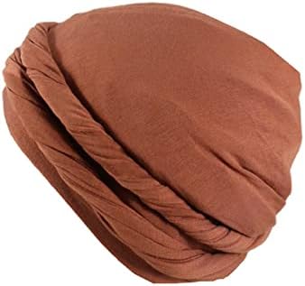 Durag de turbante de halo para homens cetim cetim seda alástica homens de turbante encerrar lenço de cachecol