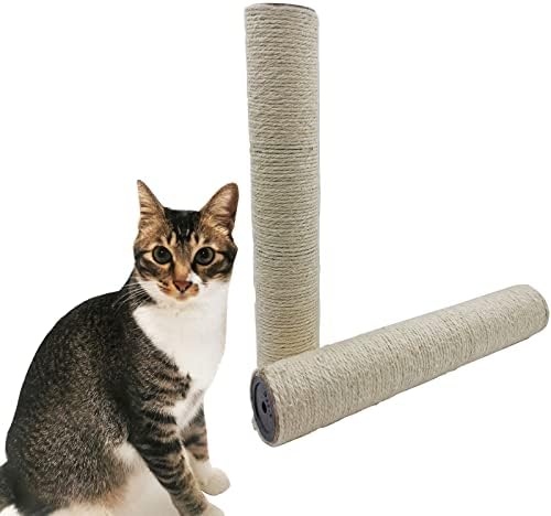 2-Pack 15,75 /40cm de altura sisal gato de reposição pós-substituição de pós-reposição de 2,75. Para Cat Tree